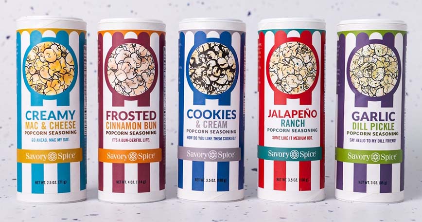 Spice up your movie nights with Savory Spice’s innovative and elegant popcorn&nbsp;seasonings
