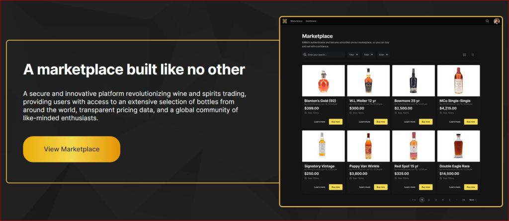 New online marketplace BAXUS allows anyone to buy, trade and preserve rare, valuable wine and&nbsp;spirits