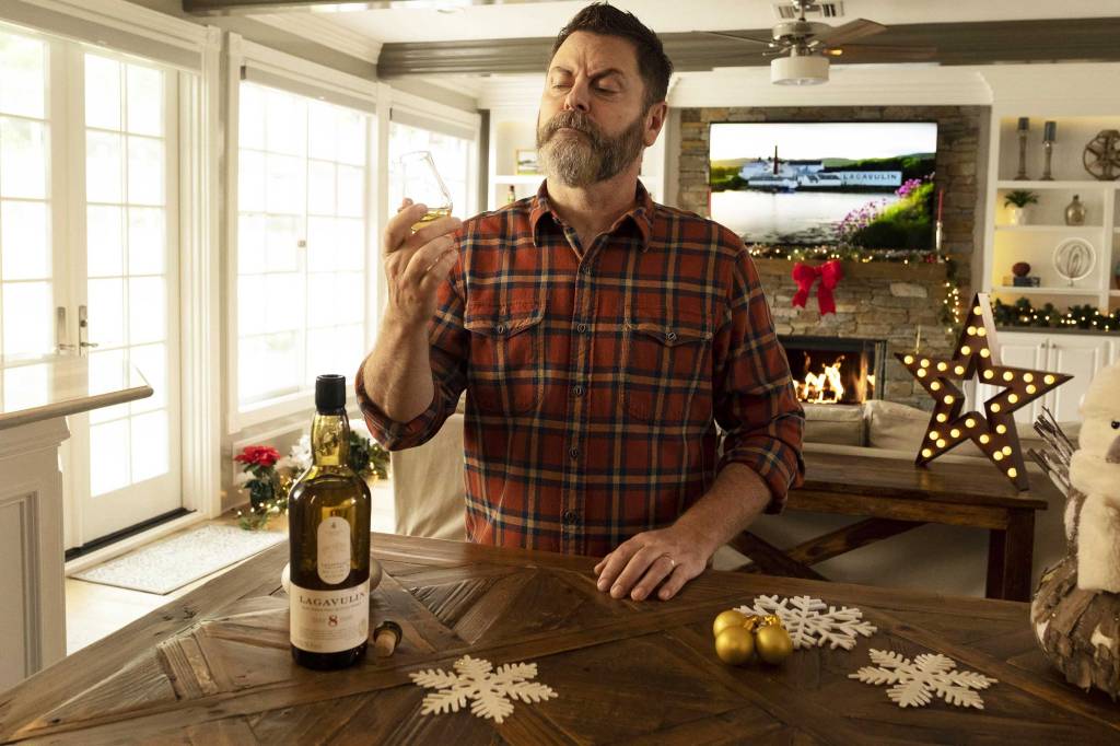 Nick Offerman hams it up for the holiday season with Lagavulin Scotch&nbsp;Whisky