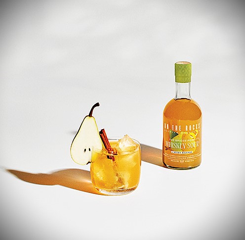 On The Rocks Pear On the Rocks Spiced Pear Whiskey Sour: A fall cocktail to savor β Sips ...