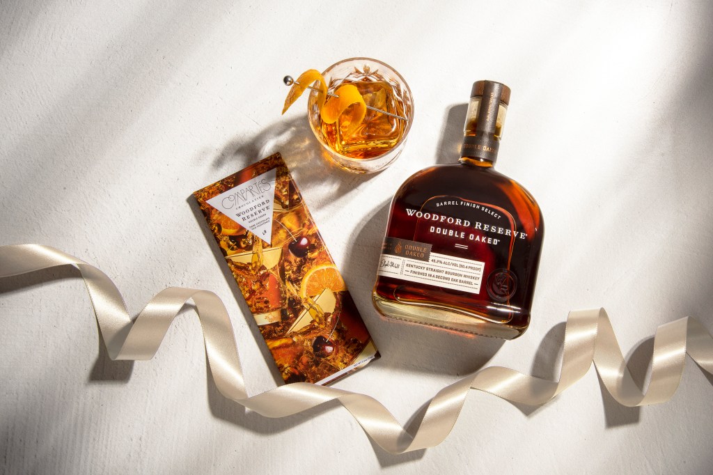 Woodford Reserve and Compartés unveil a bourbon-infused chocolate bar for the&nbsp;holidays