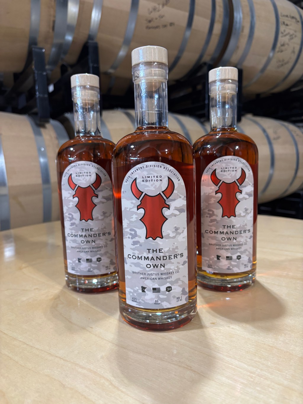 Brother Justus honors Red Bull soldiers with limited-edition American&nbsp;whiskeys