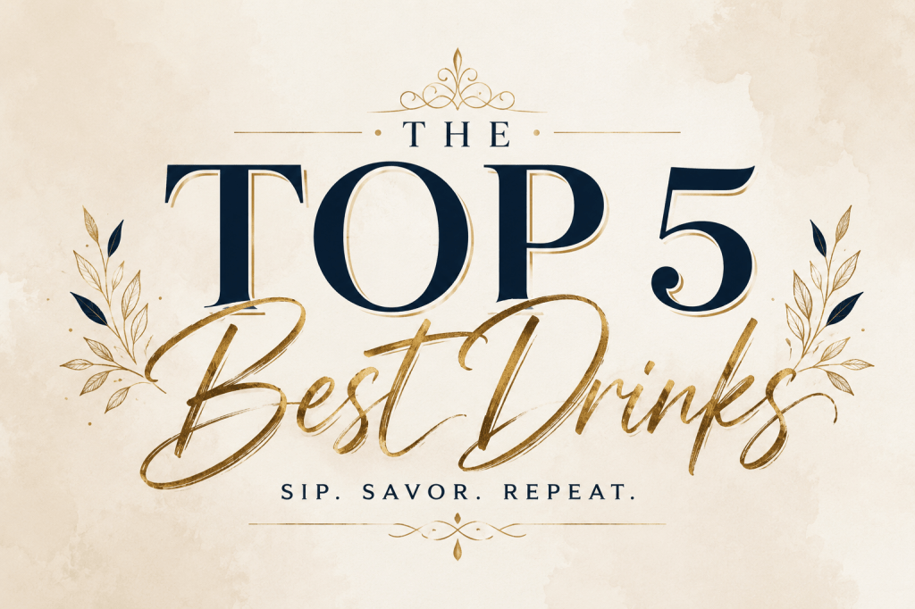 The Top 5 drinks we can’t stop thinking about on Sips&Sites& Bites